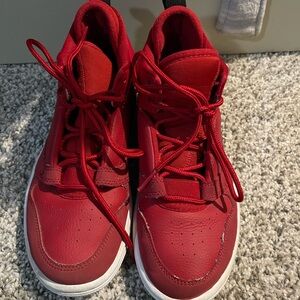 Nike Kids Red High-Top Sneakers Jordan
